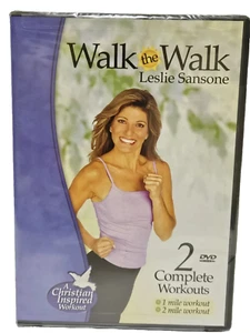 Walk the Walk with Leslie Sansone - One & Two Mile Walk (DVD, 2003) - NEW\Sealed - Picture 1 of 2