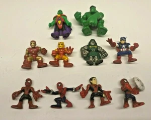 Fisher Price Imaginext Lot; Spiderman, Hulk, Capt America, Ironman, Dr Doom +   - Picture 1 of 4