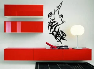 HAMMERHEAD SHARK HUNTING MARINE DECOR Wall MURAL Vinyl Art Sticker M268 - Picture 1 of 3