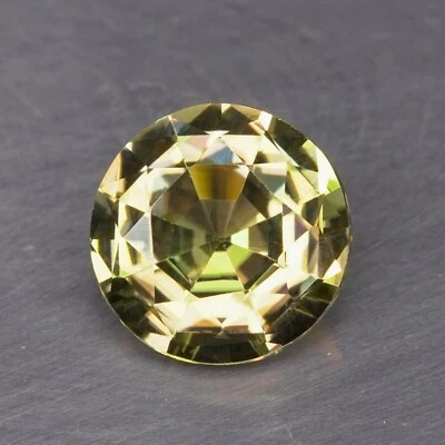 1.68ct 7.8mm Round Topnotch Rare Color Change Diaspore  Rare Gemstone, - Image 1 of 2