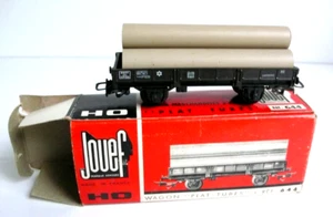 JOUEF "HO" WAGON "PLAT-TUBES" REF 644 Lg 9 cm 1963 BON ÉTAT BOITE - Picture 1 of 4