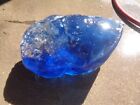 Scorie roche en verre bleu saphir clair 49,6 lb roches aménagement paysager aquarium énorme