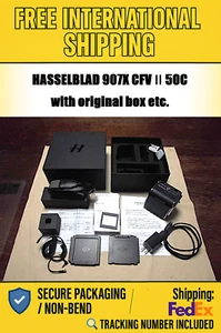 HASSELBLAD 907X CFV II 50C Medium Format Digital Camera Near Mint w/ Box Japan - Picture 1 of 12