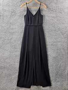 TOKITO COLLECTION Womens Dress Size 8 Black Sleeveless A-line Maxi V-Neck - Picture 1 of 14