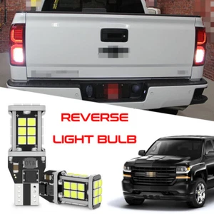 2x 6000K White 921 W16W LED Backup Light Bulbs for Chevrolet Silverado 2015-2020 - Bild 1 von 12