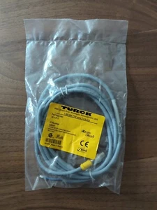 Juego de cables TURCK RS 4.4T-2 / U2097 EuroFast M12 4 pines, 2 m de largo SELLADO DE FÁBRICA - Imagen 1 de 2