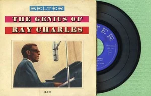 RAY CHARLES / The Genius / BELTER 50.381 Pressing Spain 1960 EP VG+ - Picture 1 of 5