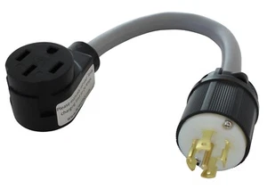Flexible EV Charging Adapter for Tesla NEMA L21-30P to NEMA 14-50 by AC WORKS® - Imagen 1 de 5