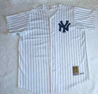 Camiseta Babe Ruth Auto New York Yankees Mitchell & Ness BLANCA talla XXXL 3XL (58) Foto 1 de 4
