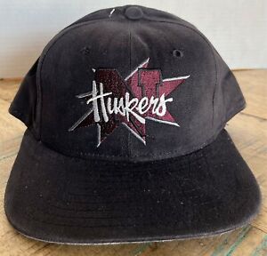 Nebraska Huskers NCAA Hat Black Hat New Era  Adult Size 6 7/8 Hat Baseball Cap