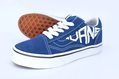 ZAPATOS VANS NIÑOS ZAPATILLAS OLD SKOOL KS 13 EUR 30.5 LOGO AZUL VERDADERO Foto 1 de 3