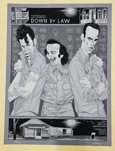 Down by law by Rich Kelly - Rare sold out Mondo print - WYSIWYG - Picture 1 of 2