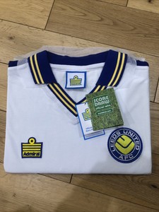 leeds united retro polo shirt