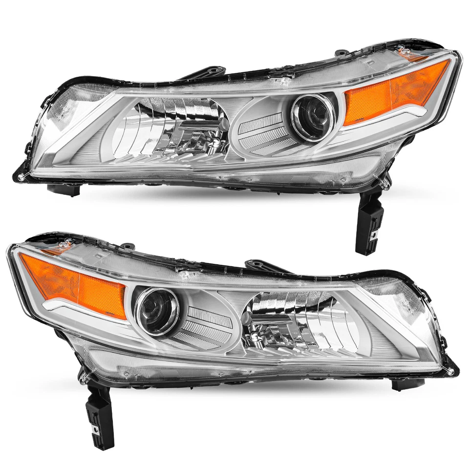 Par de montaje de faros HID para sedán Acura TL 2009 2010 2011 2012 2013 2014 Foto 1 de 4