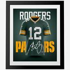 Aaron Rodgers Autograph Photo Poster Green Bay Packers Memorabilia NEW 8x10