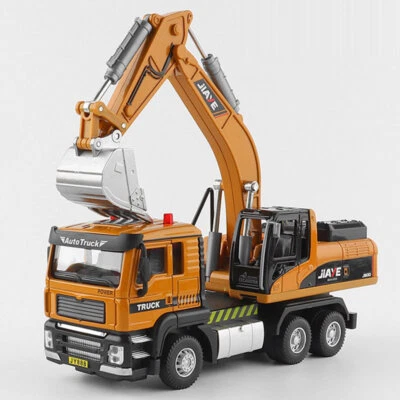 1:50 Excavator Truck Toy Model Construction Vehicle Diecast Boys Toys Kids Gifts - Image 1 of 4