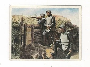 21/489 SAMMELBILD  1.  WELTKRIEG SOLDAT INFANTRIE STAHLHELM GEWEHR FRONT GRABEN - Bild 1 von 2