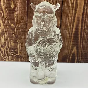 Bohemian Glass Viking Figurine Figure made Czechoslovakia Bohemia - Picture 1 of 7