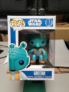 Funko POP! Star Wars - Greedo #7 (Blue Box) - Excellent condition - Picture 1 of 6