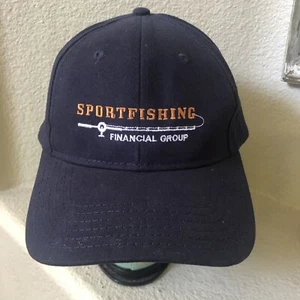 SPORTFISHING FINANCIAL GROUP BLUE BASEBALL CAP HAT NEW WITHOUT TAGS - Picture 1 of 2