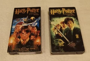 Harry Potter VHS The Sorcerer's Stone & The Chamber Of Secerets - Picture 1 of 4