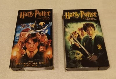 Harry Potter VHS The Sorcerer's Stone & The Chamber Of Secerets - Image 1 of 4