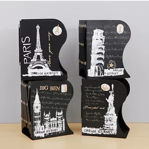 World Famous Landmark Extendable Bookends Metal Book Ends Books Holder Organiser - Picture 1 of 3