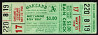Oakland Athletics **RARE** 1968 Ticket Cleveland Indians VTG Jim Nash antique