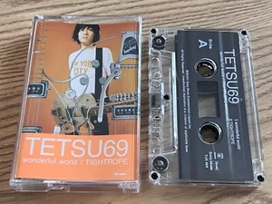 J-Rock 2000s テツヤ TETSU69 Wonderful World Single Cassette Tape (Sony Music 2001) - Picture 1 of 3