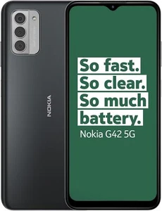 Nokia G42 5G Dual SIM - 128GB 6GB RAM - Meteor Grey /Gris - Unlocked - Brand New - Picture 1 of 6