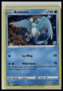 2022 POKEMON SPADA E SCUDO ARGENTO TEMPESTA 36/195 ARTICUNO COSMOS HOLO - Foto 1 di 2