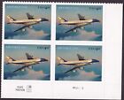 Scott #4144 Air Force One Priority plaque postale bloc de 4 timbres - MNH (LR)