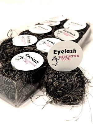 10 Lashy Balls Factory Packed Box EYELASH from TrendSetter Yarns ITALY Linen - Image 1 of 4