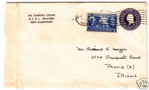 23 Buchstaben-Dr. Carroll Chase handsigniert, 3 Cent 1851-57 10, 11, 25, 26A - Bild 1 von 7