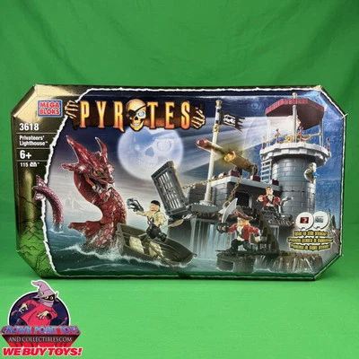 MEGA BLOKS 3618 Pyrates (Pirates) Privateers’ Lighthouse SEALED - Image 1 of 4