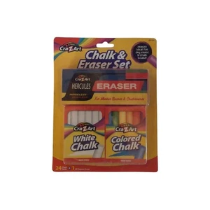 CraZart Set Gesso e Gomma Gesso Bianco e Colorato  - Foto 1 di 2