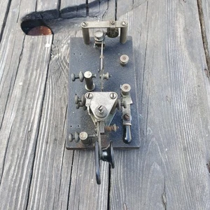 WW2 VIBROPLEX LIGHTNING BUG PADDLE KEY TYPE J-36 TELEGRAPH KEY US ARMY SIGNALS - Picture 1 of 7