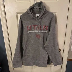 Xl Utah Utes Champion Hoodie Sweatshirt NWT  - Picture 1 of 9