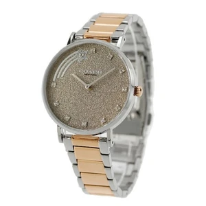 Reloj Mujer Coach 14503522 Perry Cuarzo Dorado X Oro Rosa/Plata Pantalla Analógica - Imagen 1 de 6