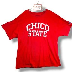 Champion Chico State T-Shirt Herren Gr. L Burgund Rot University College Baumwolle - Bild 1 von 9