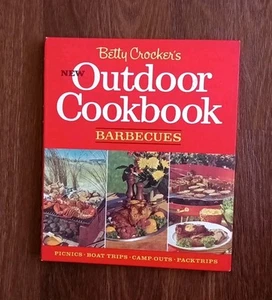 LOOK! "Betty Crocker’s New Outdoor Cook Book- Barbeques" (1967) 1st Ed/1st Print - Picture 1 of 6