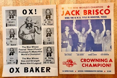 Jack Brisco 1973 gana título NWA 16 páginas programa conmemorativo oficial + ¡bonificación! Foto 1 de 4
