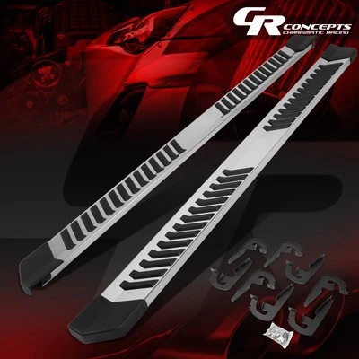 estribo de barra lateral de acero inoxidable de 6" izquierda+derecha para Ford F150 2004-2014 doble cabina Foto 1 de 4