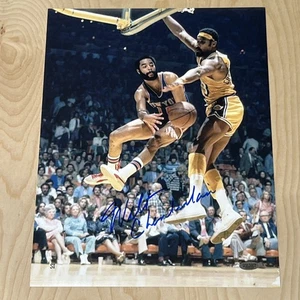 Foto autografiada de Wilt Chamberlin 11x14 firmada a mano certificado de autenticidad holograma LA Lakers - Imagen 1 de 5