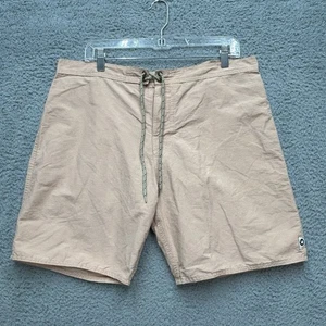 Mollusk California Swim Trunk Board Shorts Men’s 34 Peach Pink Pocket Drawstring - Picture 1 of 11