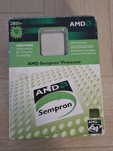 Procesador AMD Sempron 2800+ Socket 754 en caja con ventilador *Vintage* - Imagen 1 de 3