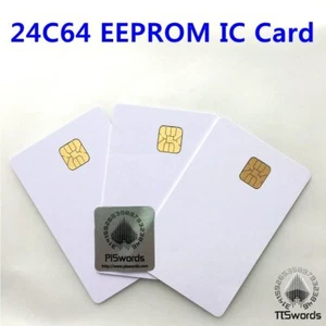 AT24C64 ISO7816 Smartcard sicherer Speicher 24C64 EEPROM leer verbinden Smart IC Karte - Bild 1 von 1