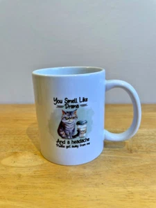 Taza Drama Divertido Gato Café Cerámica Regalo Drama Taza Gres Taza, Regalo, Viaje - Imagen 1 de 2