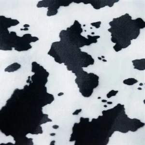 Faux Fur Throw Blanket Animal Print Leopard Zebra Cow - Picture 1 of 11