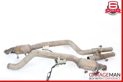 Juego de 2 tubos de escape laterales izquierdo y derecho motor Mercedes W216 CL63 11-14 Foto 1 de 4